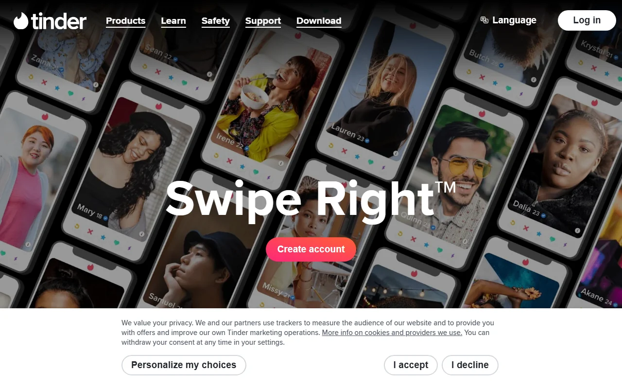 Screenshot: Tinder Screenshot of Tinder