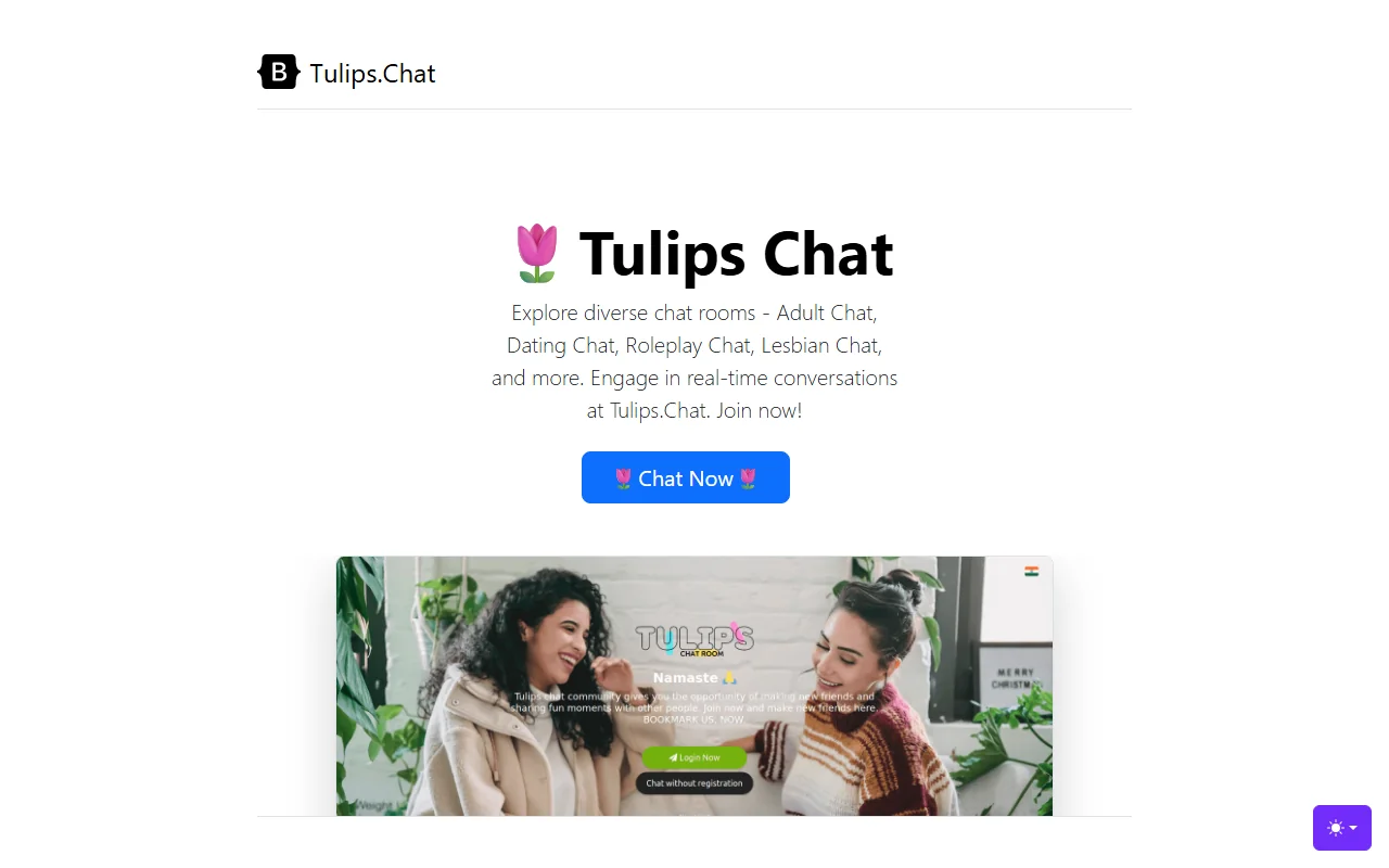 Screenshot of Tulipschat